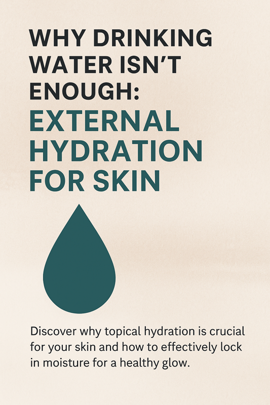 Why Drinking Water Isn’t Enough: External Hydration for Skin