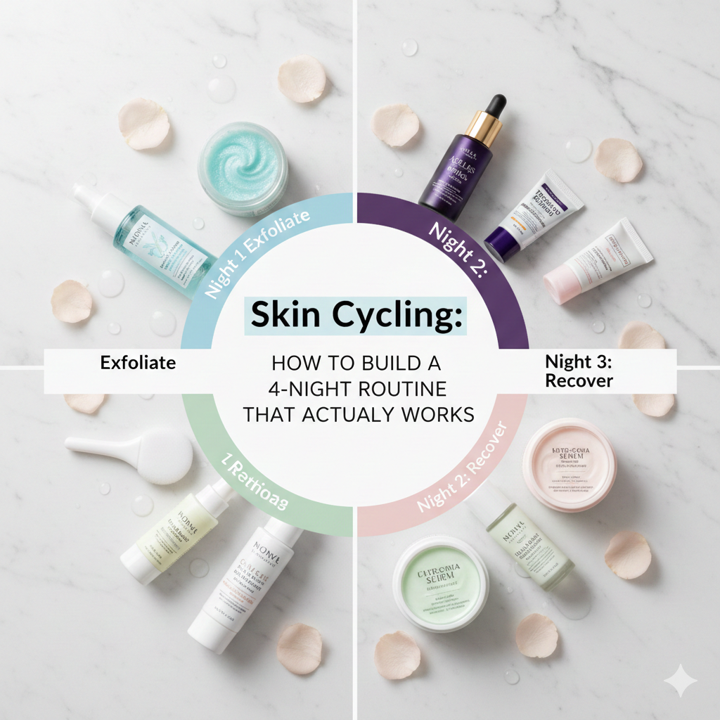 Skin Cycling: How to Build a 4-Night Routine That Actually Works