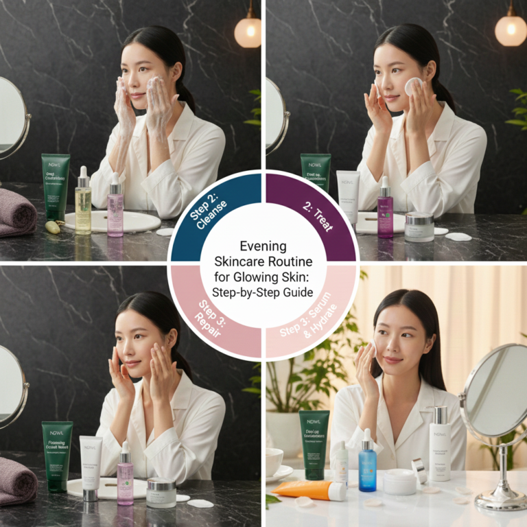 Evening Skincare Routine for Glowing Skin: Step-by-Step Guide