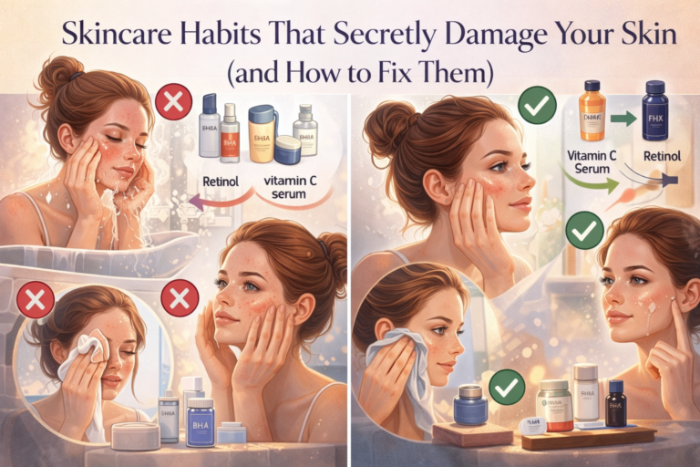 Skincare Habits That Secretly Damage Your Skin (and How to Fix Them)