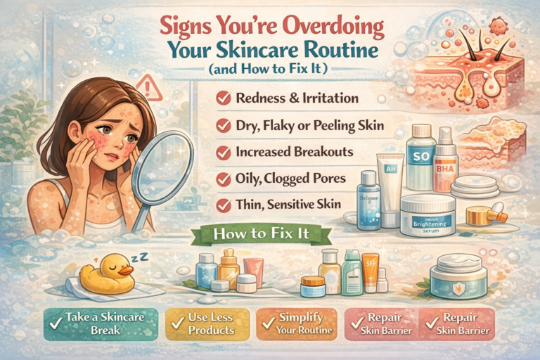 Signs You’re Overdoing Your Skincare Routine (and How to Fix It)