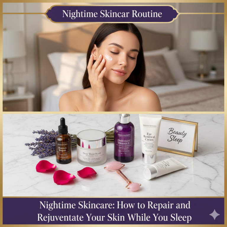 Nighttime Skincare Routine: How to Repair and Rejuvenate Your Skin While You Sleep