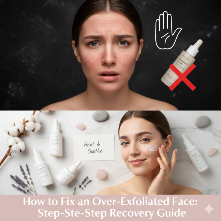 How to Fix an Over-Exfoliated Face: Step-by-Step Recovery Guide